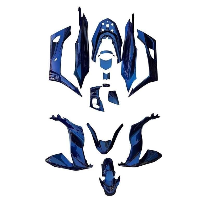 Honda Pcx 2021 - 2024 Uyumlu Komple Kaporta Seti Bukalemun Mavi