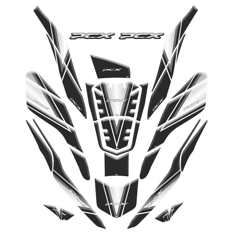 Honda Pcx 2021 - 2024 Uyumlu Tank Pad Set 004