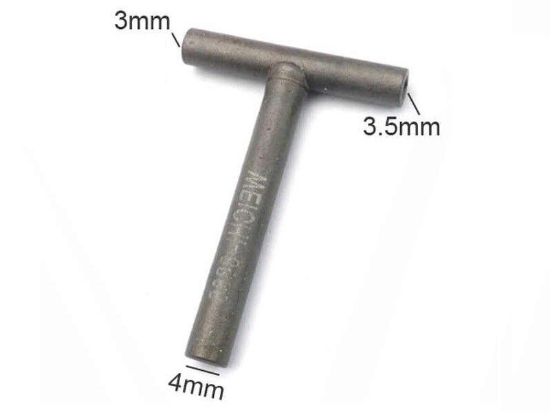 Sibop Ayar Anahtarı T Şeklinde 3-3,5-4 Mm
