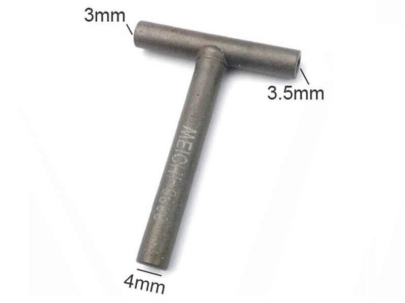Sibop Ayar Anahtarı T Şeklinde 3-3,5-4 Mm