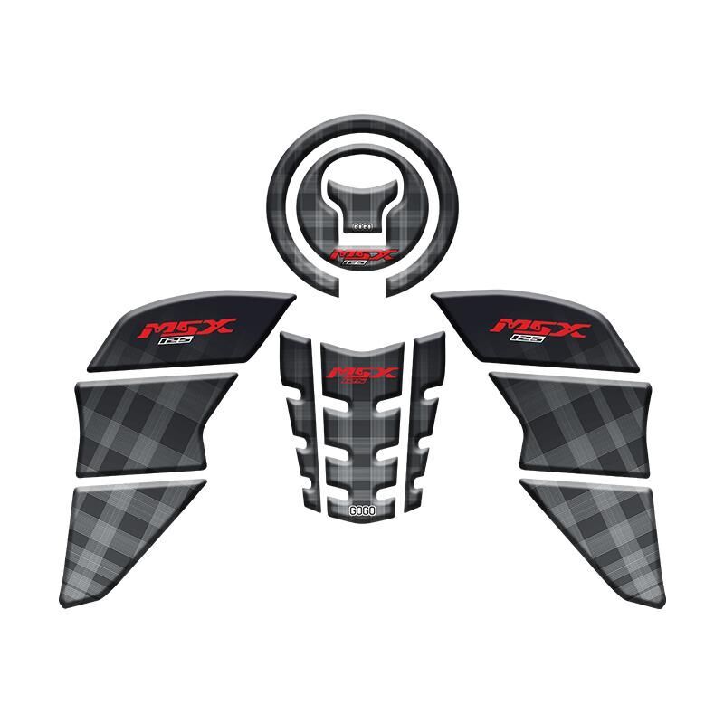 Honda Msx 2014 - 2022 Uyumlu Tank Pad Set 004