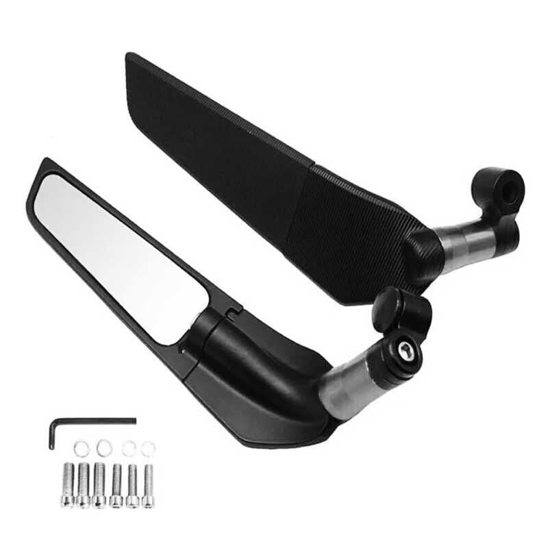 Siyah H2 Yarasa Katlanır Ayna Tek Delikli Model