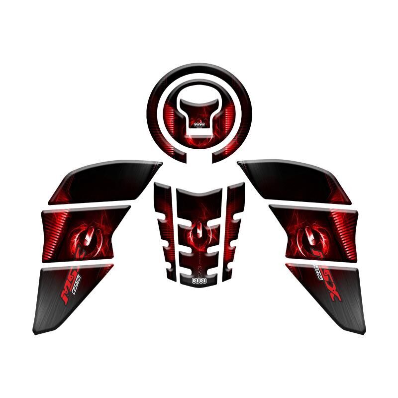 Honda Msx 2014 - 2022 Uyumlu Tank Pad Set 008