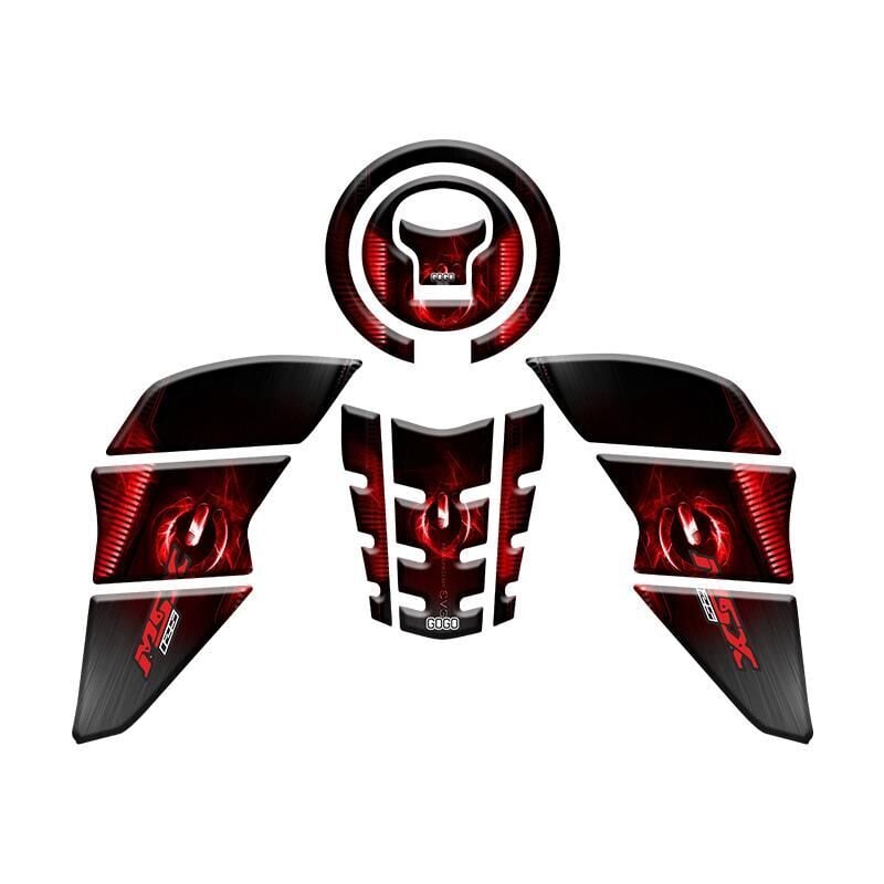 Honda Msx 2014 - 2022 Uyumlu Tank Pad Set 008
