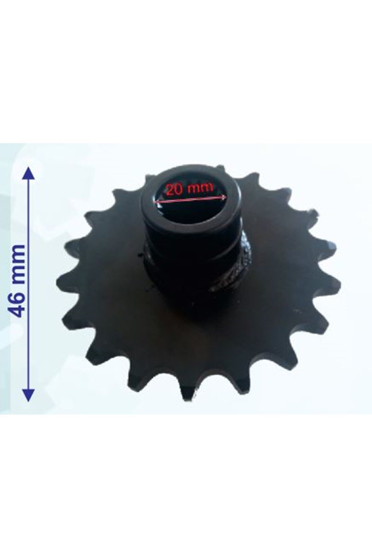 Atv Ön Dişli 520-19T İç 20Xuzunluk 46Xm Öm