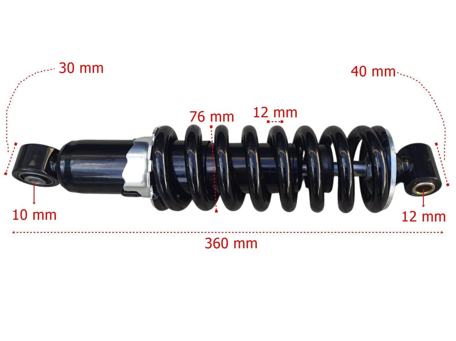 Yamaha Cross Xtz 250 Arka Amortisör 360 Mm Gazlı