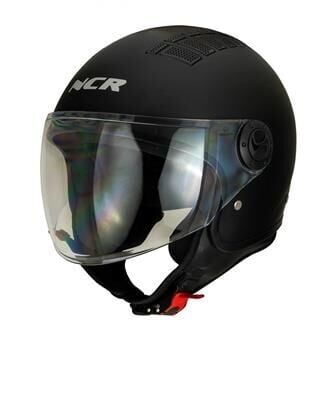 Kask Çenesiz 230 Ece Belgeli-Parlak Siyah S Beden