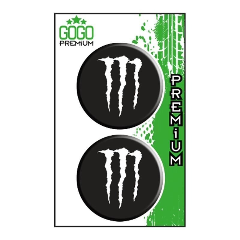 Monster 4 (2.4X2.4 Cm) Üçlü Damla Etiket