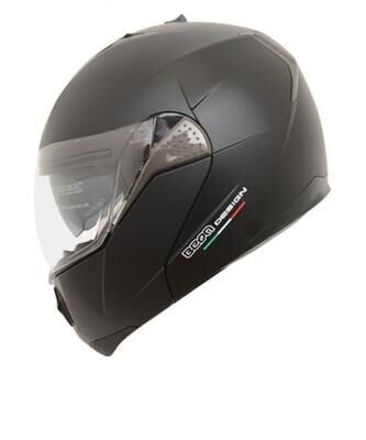 Kask Çene Açılır Vizörlü B-700 - Beon Mat Siyah L Beden