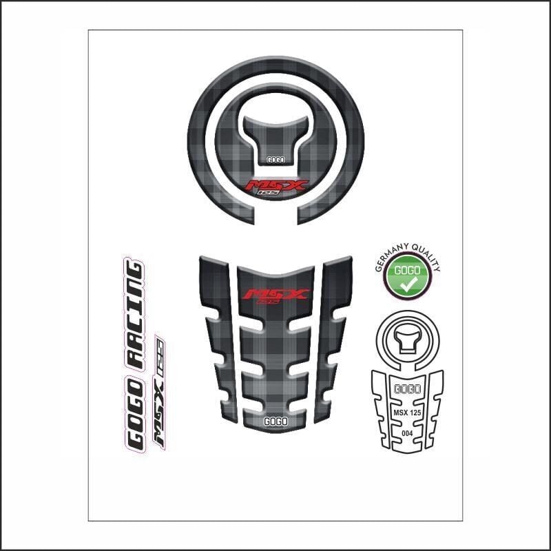 Honda Msx 2014 - 2022 Uyumlu Tank Pad 004