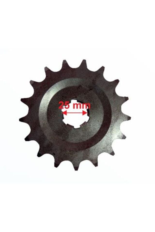 Atv Lx200 Ön Dişli 530-17T İç 25X6 Tırnaklı Çukur Öm