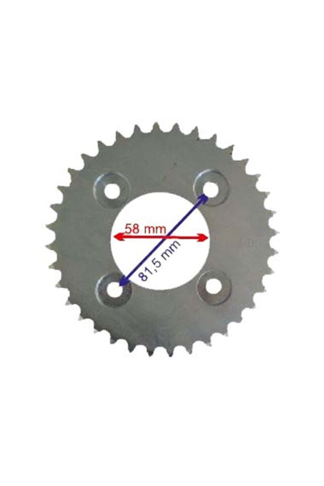 İnnova Uyumlu Arka Dişli 428-36T İç 58 Mm Öm