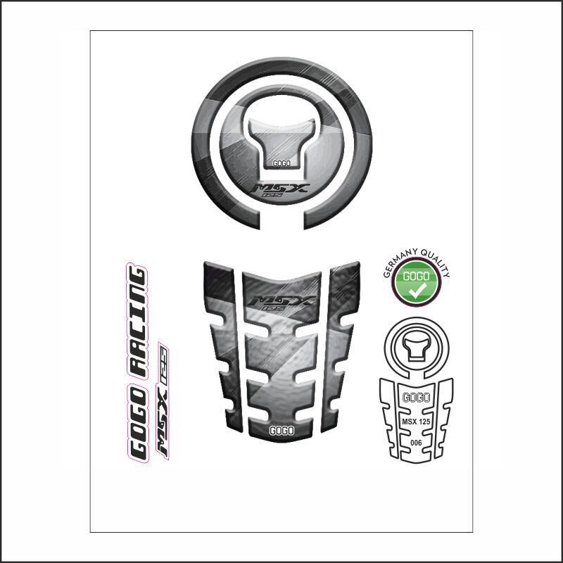 Honda Msx 2014 - 2022 Uyumlu Tank Pad 006