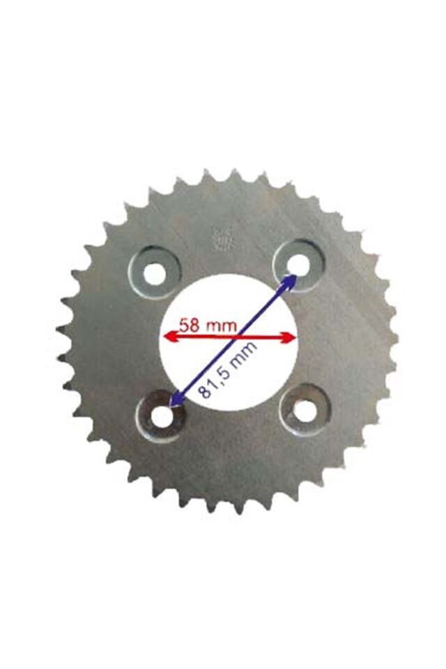 İnnova Uyumlu Arka Dişli 428-37T İç 58 Mm Öm