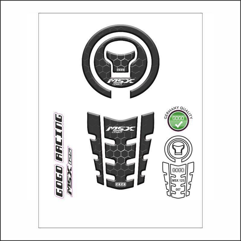 Honda Msx 2014 - 2022 Uyumlu Tank Pad 007