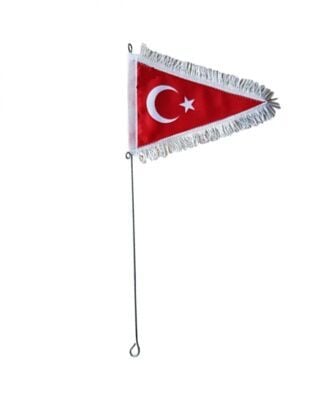 Bisiklet Bayrak Direği (türk Bayrağı) Üçgen 2.kalite