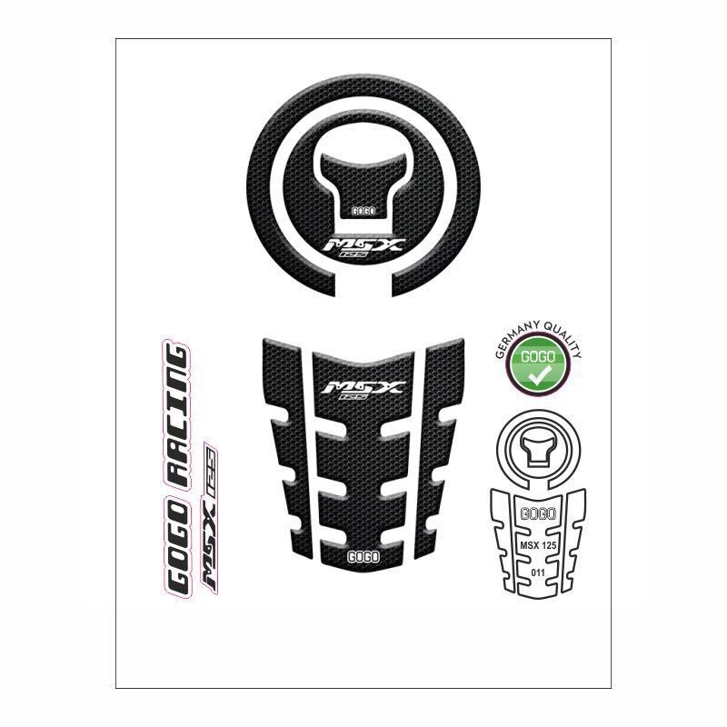 Honda Msx 2014 - 2022 Uyumlu Tank Pad 011