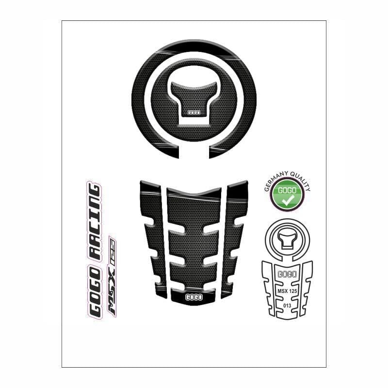 Honda Msx 2014 - 2022 Uyumlu Tank Pad 013