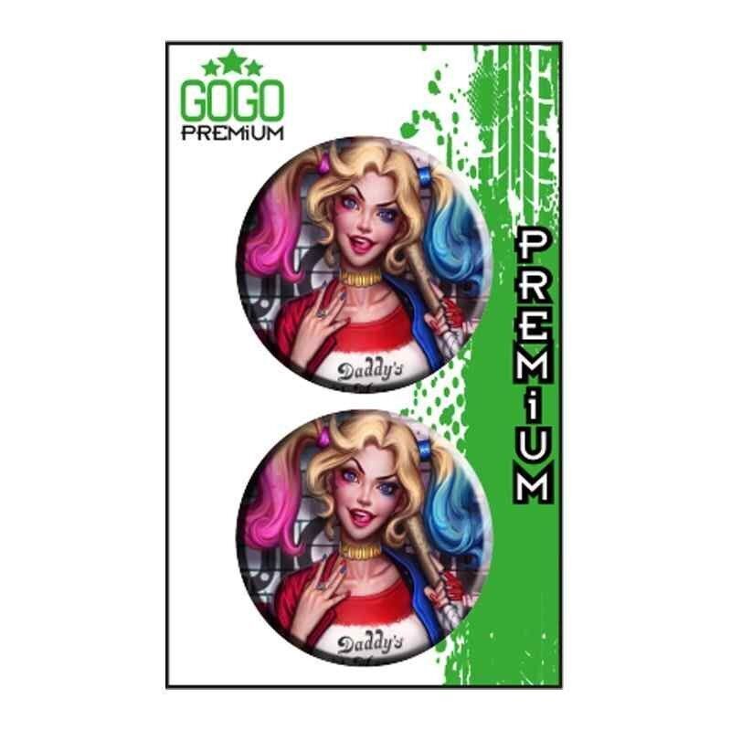Harley Quıın (5X5 Cm) İkili Damla Etiket
