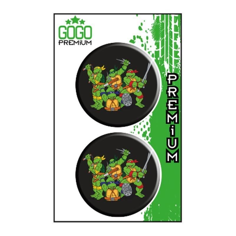 Ninja Kaplumbağa (5X5 Cm) İkili Damla Etiket