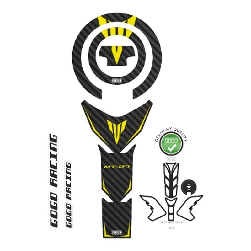 Yamaha Mt07 2018 - 2020 Uyumlu Tank Pad 001