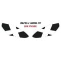 Rks Srk 125 R 2023 - 2025 Uyumlu Far Sticker Beyaz X