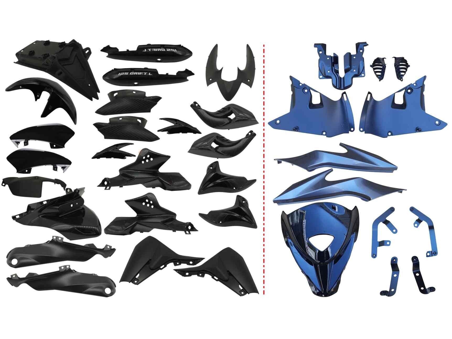 Mondial Mh Drift L Kaporta Seti Siyah 35 Parça