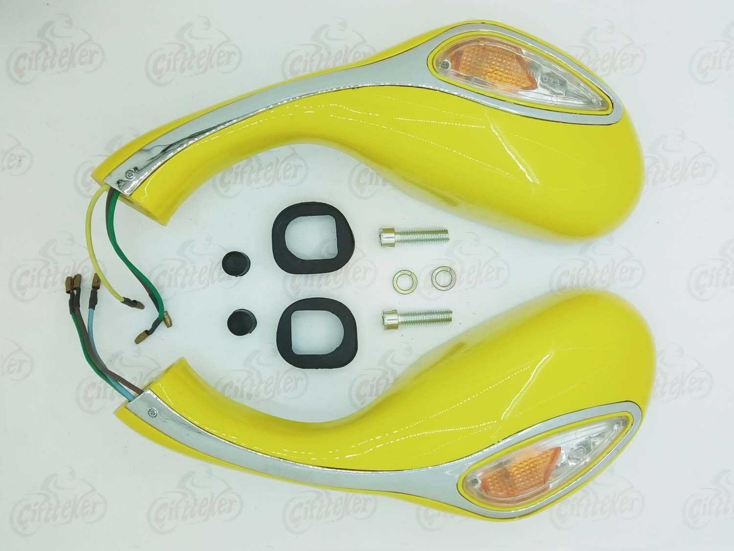 Scooter Ayna Sinyalli Sarı