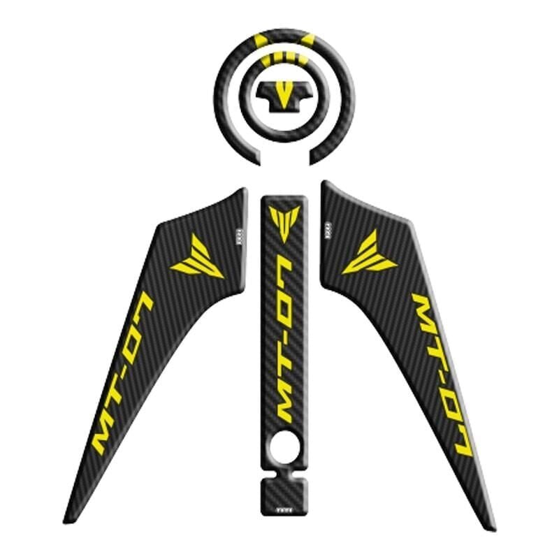 Yamaha Mt07 2014 - 2017 Uyumlu Tank Pad Set 005