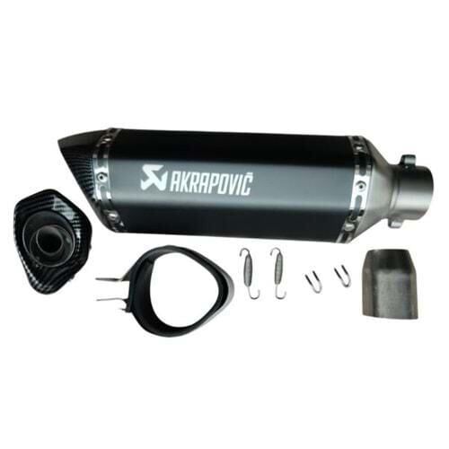Racing Model Eksoz Akrapovic Siyah Susturuculu
