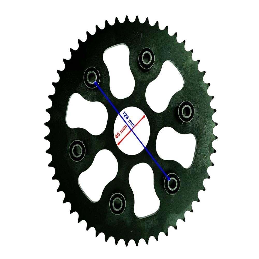 250 Yuki İzci Arka Dişli 428-52T İç 45X6 Takozlu Ind Öm