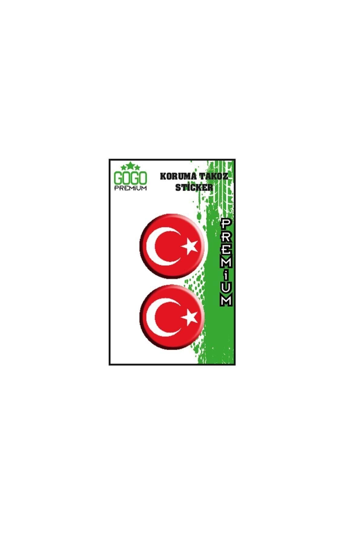 Bayrak Koruma Takozu İkili Damla Sticker