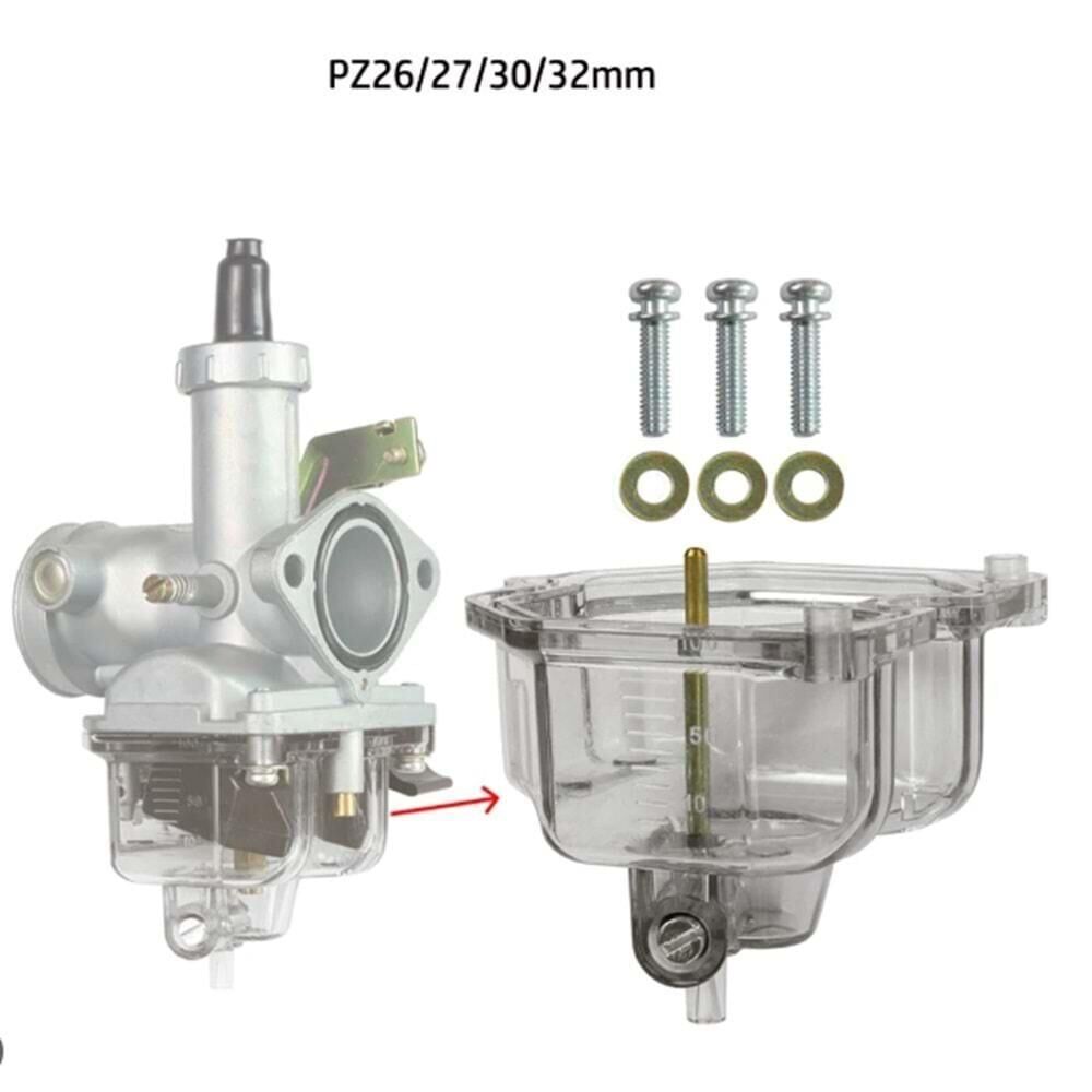 Karbüratör Şamandıra Tası Şeffaf Cg125/150/200/300/Kuba