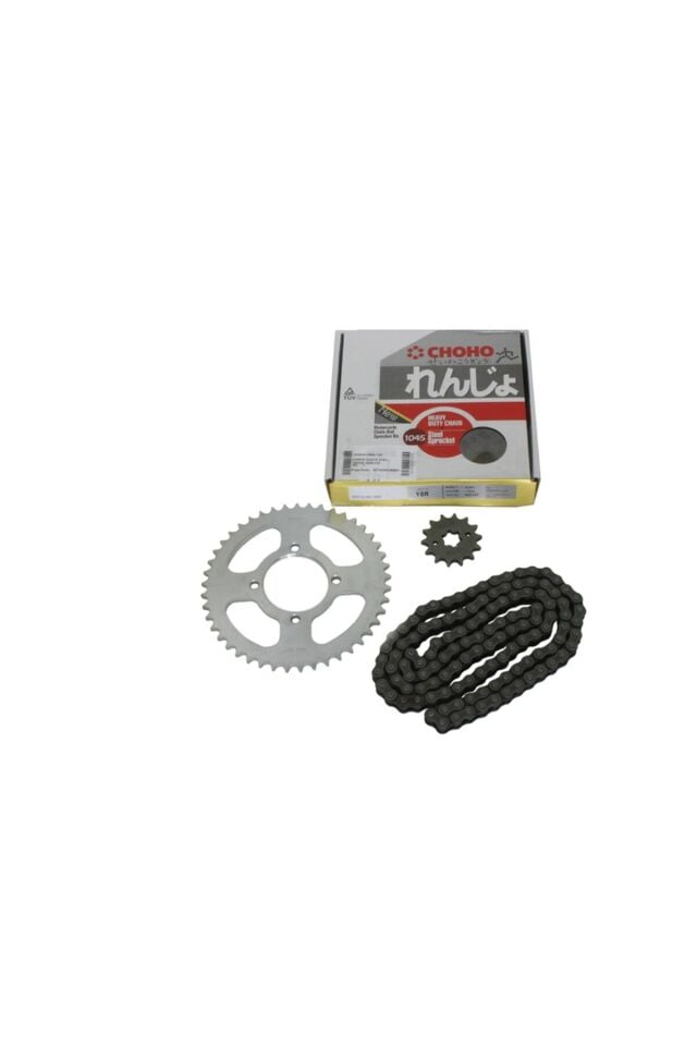 Yamaha Ybr Uyumlu Ön-Arka Dişli Zincir Set Choho 428H 122L 45-14T