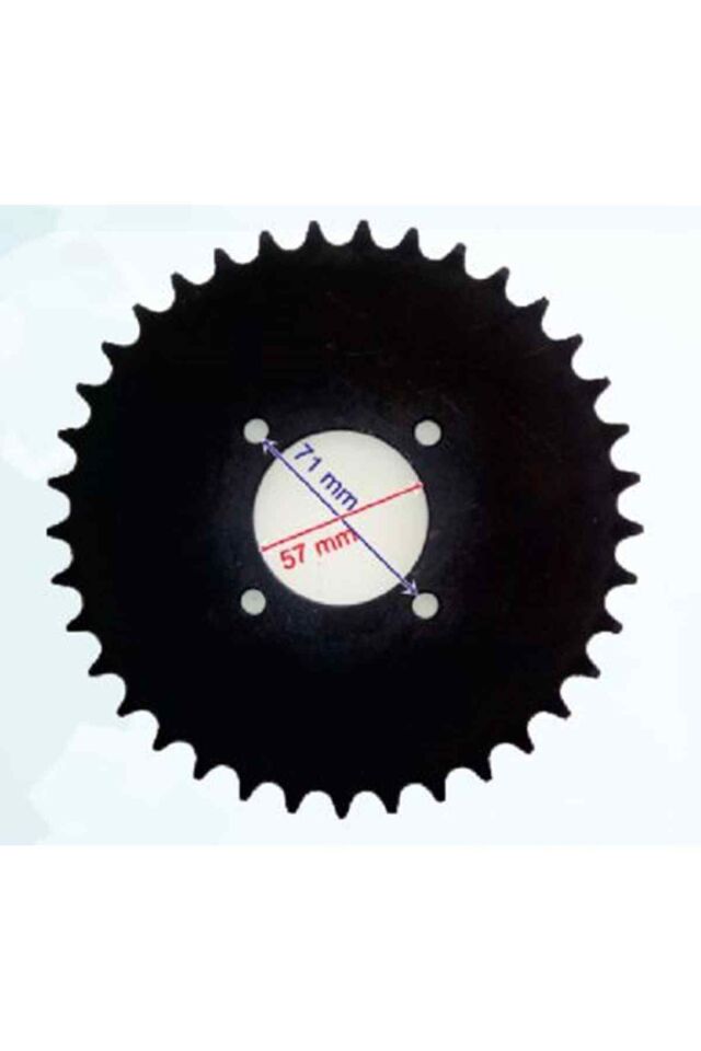 Atv Arka Dişli 520-37T İç 58X4 Delikli Ind Öm