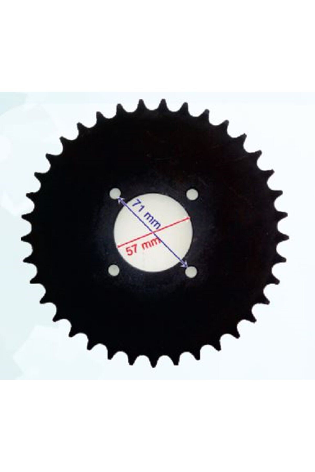 Atv Arka Dişli 520-37T İç 58X4 Delikli Ind Öm