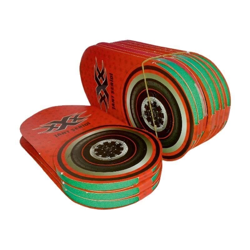 Reflektör Yeşil 7cm X 7 M Lüks Jant Şeridi