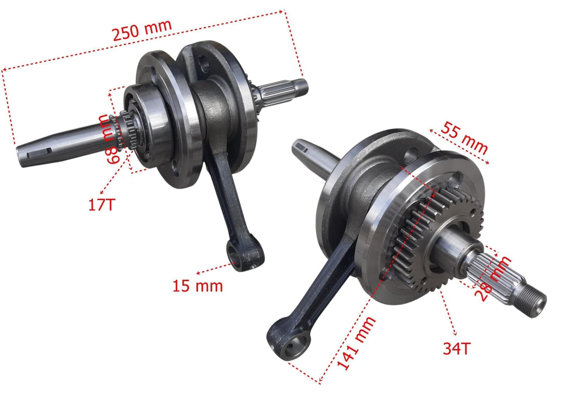 Rks 125 R Krank Komple