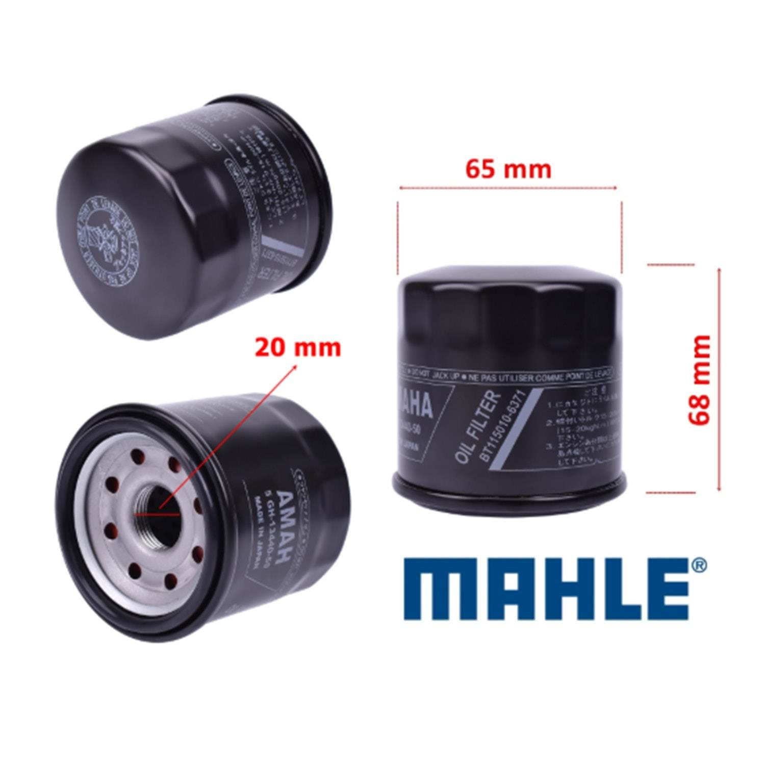 Mahle Yağ Filtre Oc 1081 Honda Forza 250/300/Nc 700/750/Cbr 600