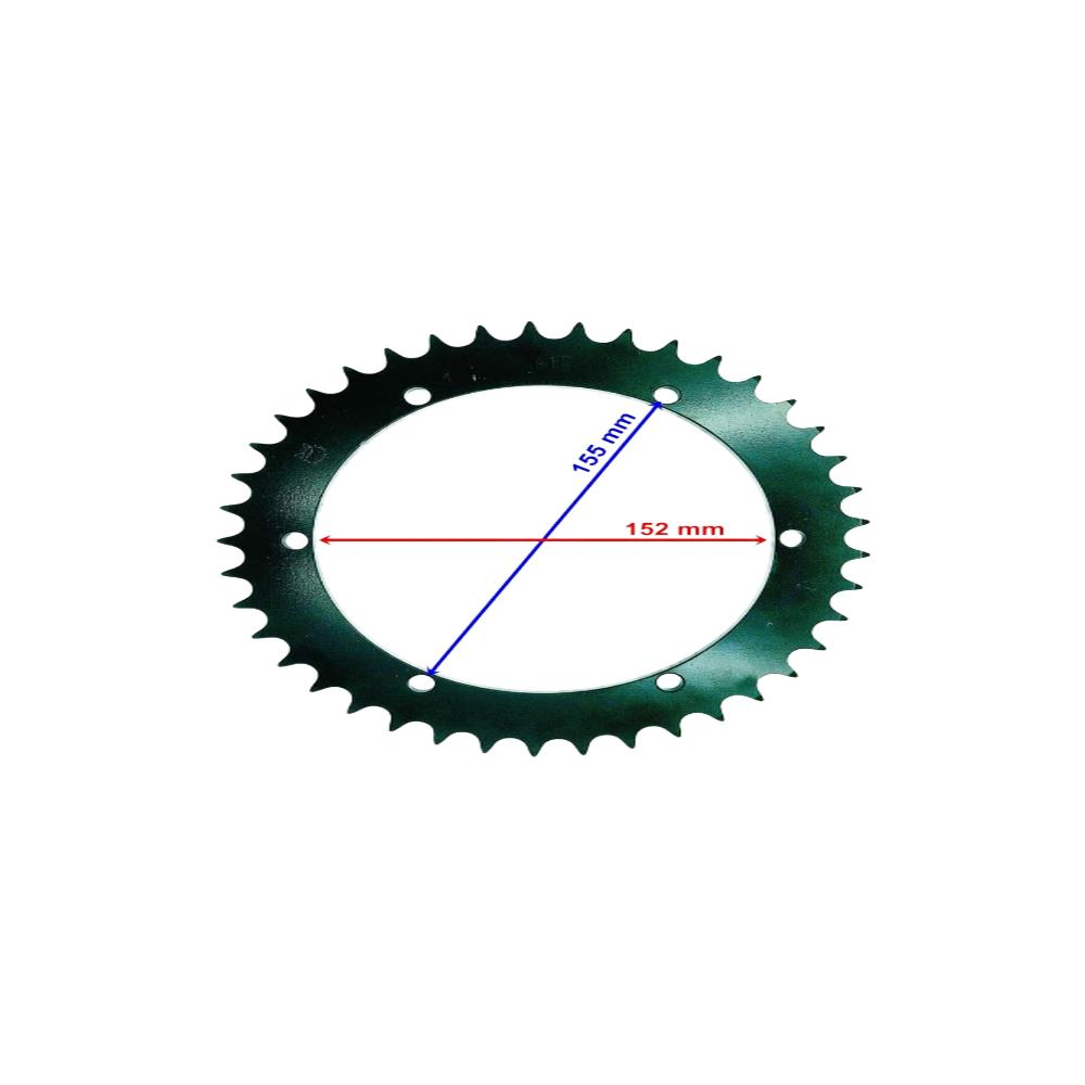 Yuki J-Mal Jumbo 400 Arka Dişli 525-41T İç 152X6 Delikli Öm