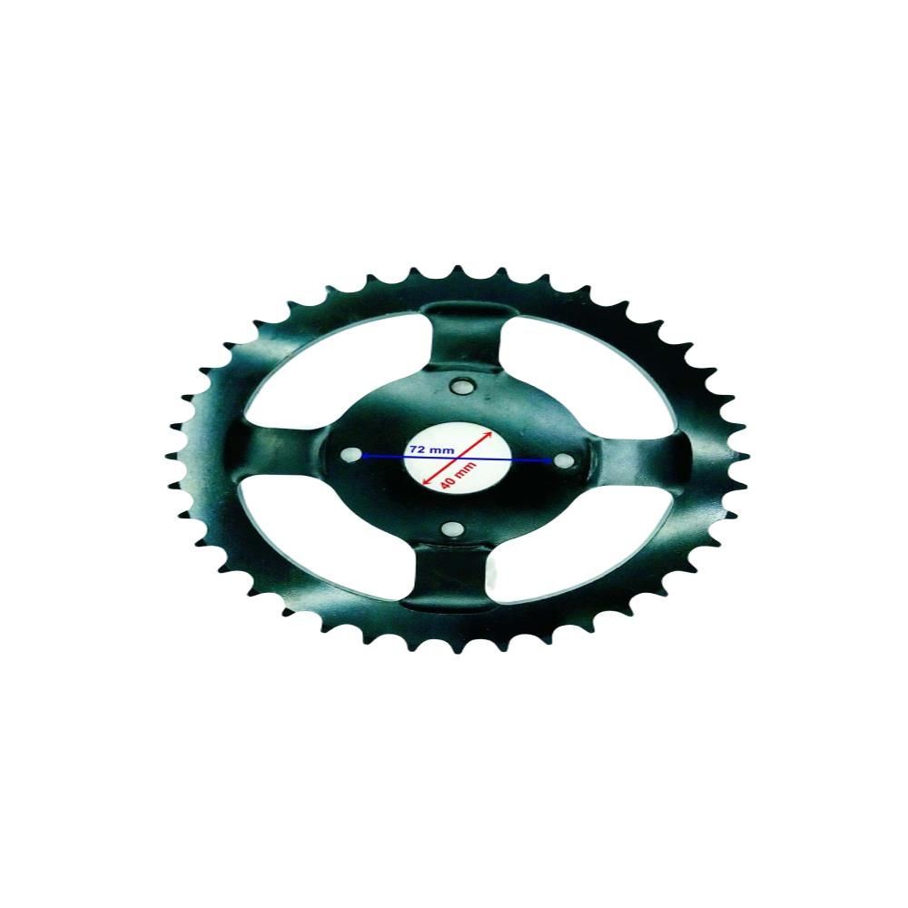 Atv Arka Dişli 530-40T İç 40X4 Delikli Çanaklı Ind Öm