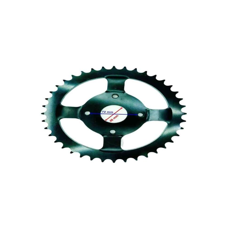 Atv Arka Dişli 530-40T İç 40X4 Delikli Çanaklı Ind Öm