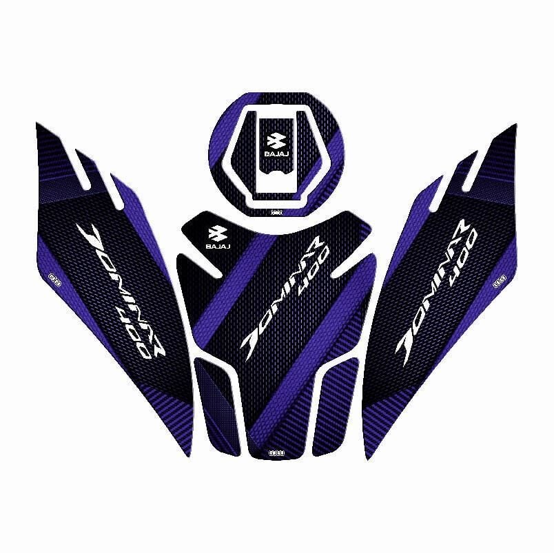 Bajaj Dominar 400 2017 - 2024 Uyumlu Tank Pad Set 002