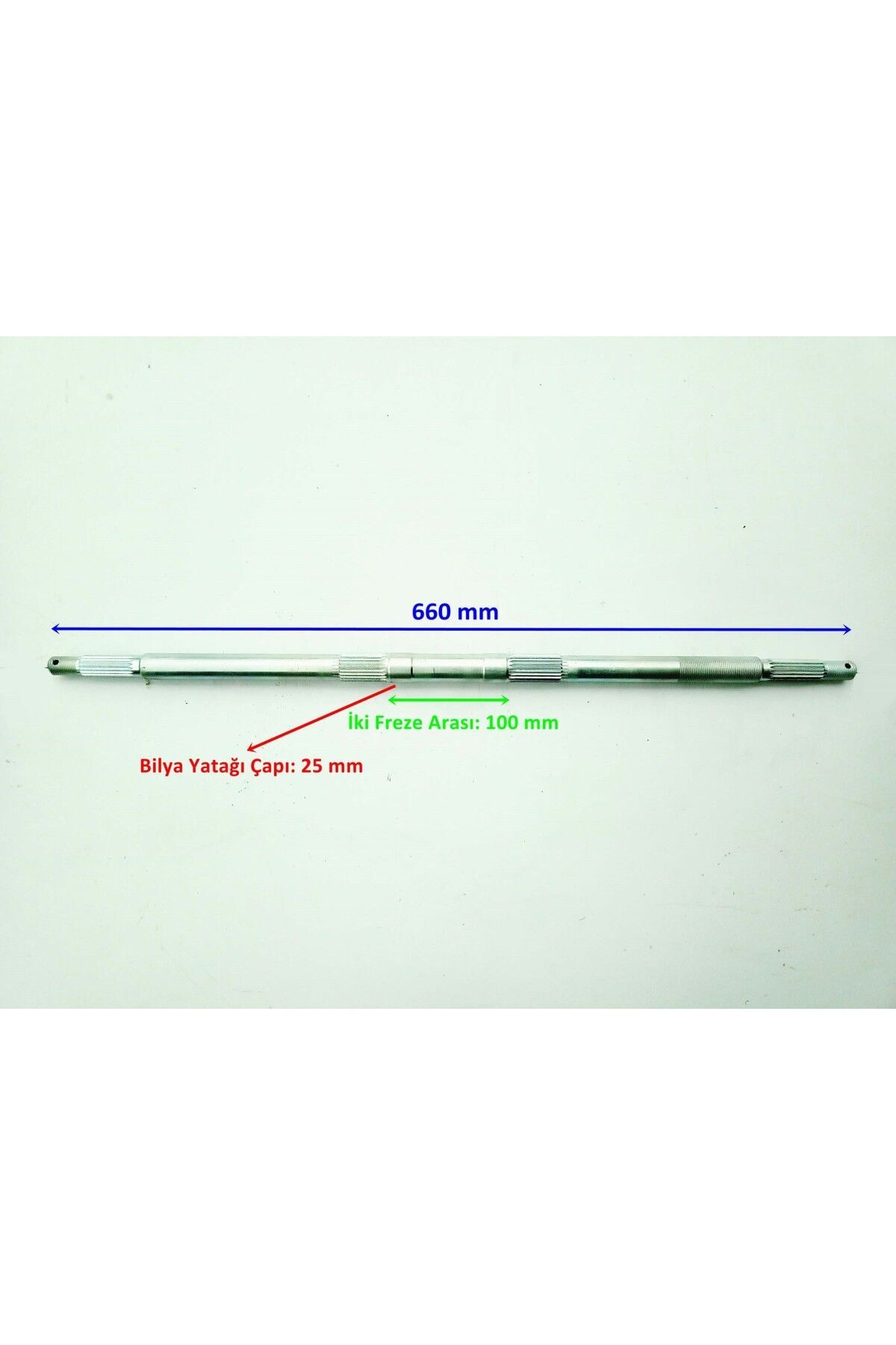 Atv Aks 660 Mm Bilya Yatağı 25 17 Freze Öm