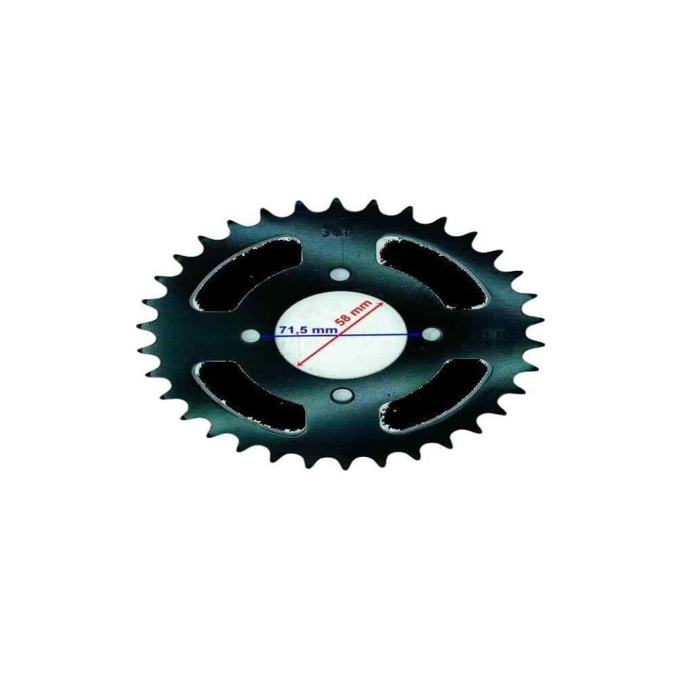 Atv Arka Dişli 530-34T İç 58X4 Delikli Öm