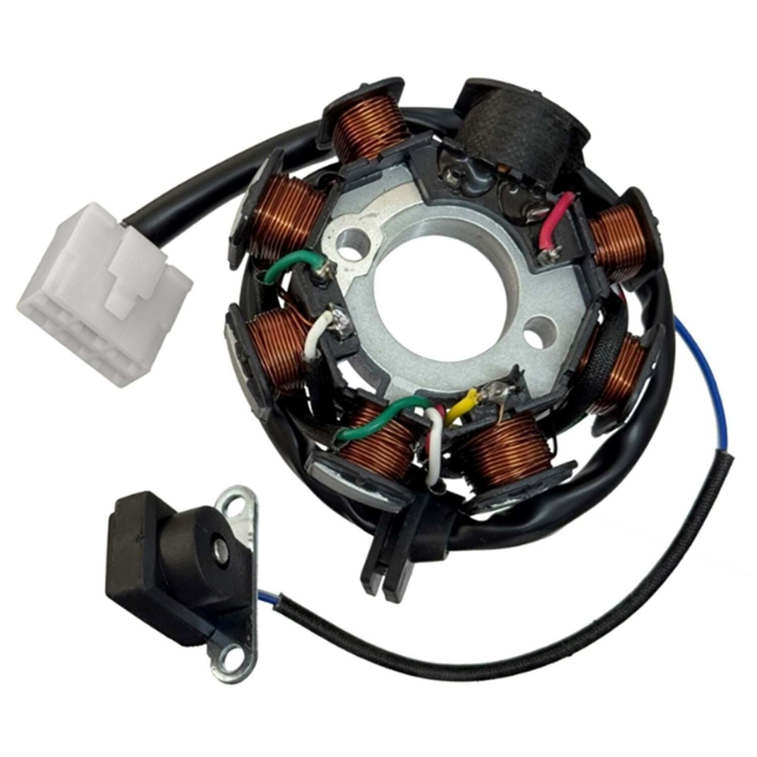 Kuba Statör 7+1 Bobin Kalın 5 Kablolu Sj 50 Pro İç 29-Dış 88