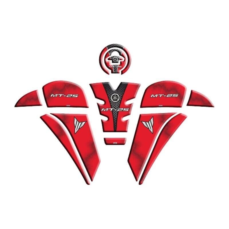 Yamaha Mt25 2020 - 2024 Uyumlu Tank Pad Set 004