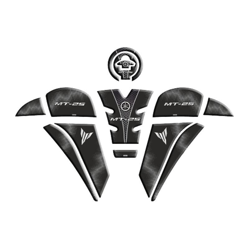 Yamaha Mt25 2020 - 2024 Uyumlu Tank Pad Set 006