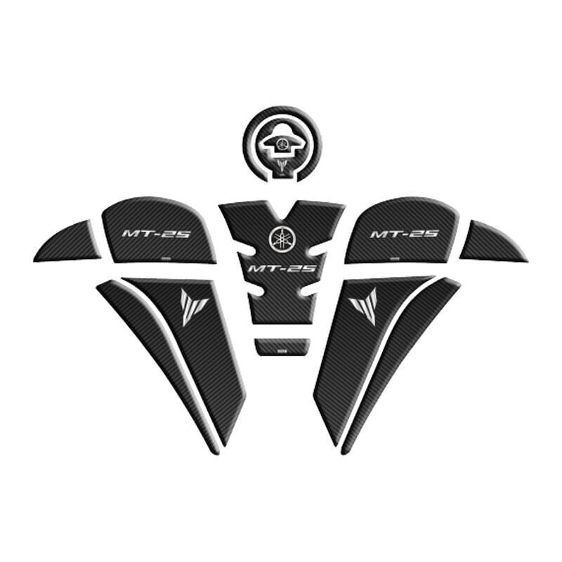 Yamaha Mt25 2020 - 2024 Uyumlu Tank Pad Set 007