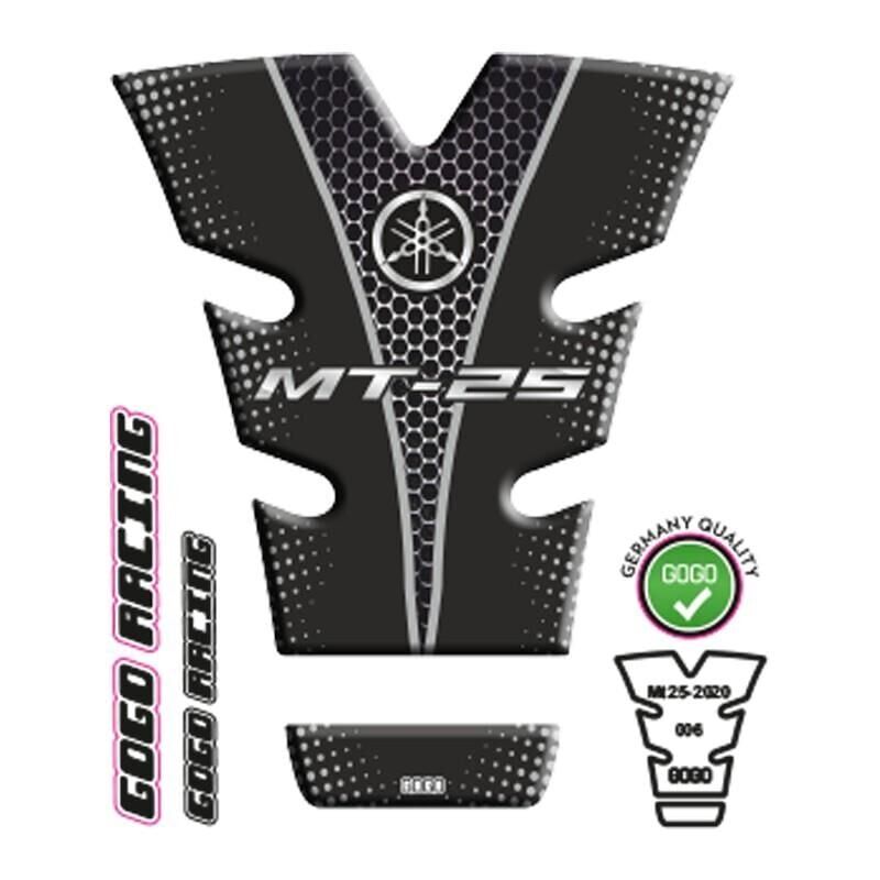 Yamaha Mt25 2020 - 2024 Uyumlu Tank Pad 006
